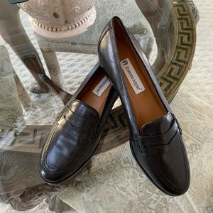 ETIENNE AIGNER MICHELE LEATHER LOAFER!🖤